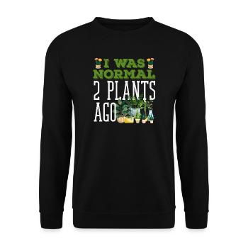 Garten- Und Pflanzenliebhaber Geschenke - Unisex Pullover - Schwarz - Vorne - Alina (178cm) & Michal (187cm)