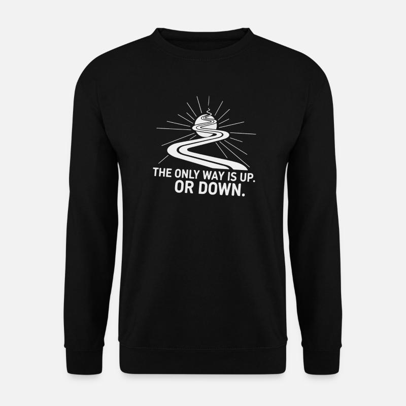 Upward Path: The Only Way - Unisex Sweatshirt - black