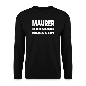 Bricklayer - Unisex Sweatshirt - black - Front - Alina (178cm) & Michal (187cm)