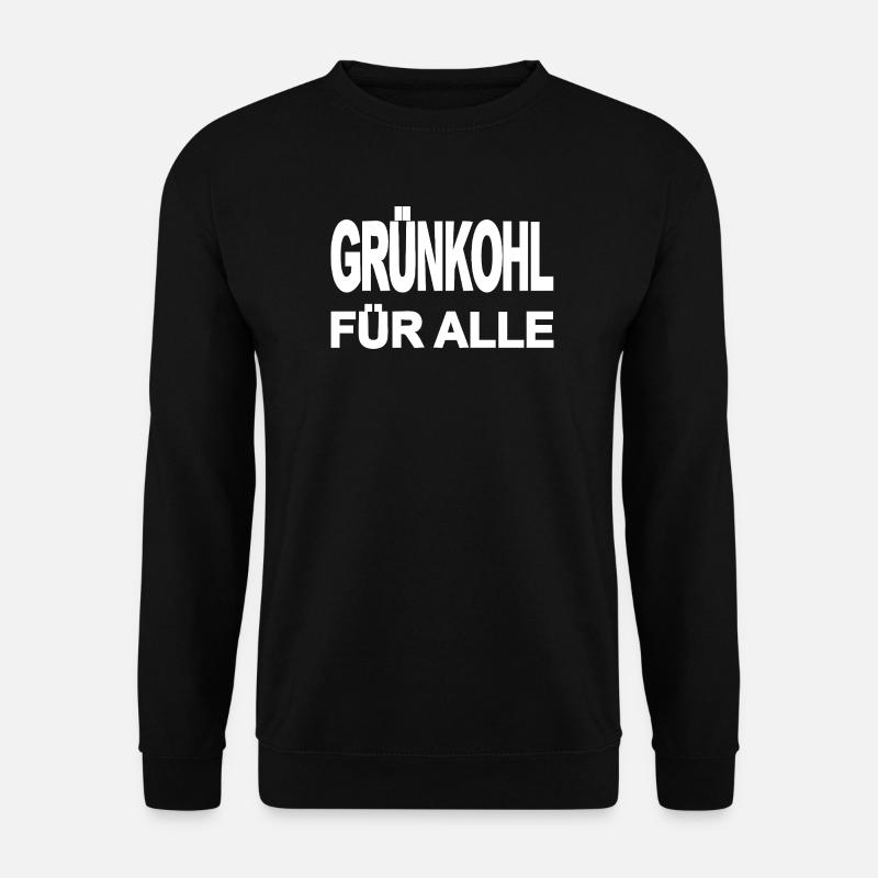 Grünkohl - Unisex Pullover - Schwarz