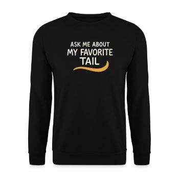 Jour de l’adoption Refuge pour animaux de sauvetage - Sweat-shirt Unisexe - noir - Devant - Alina (178cm) & Michal (187cm)