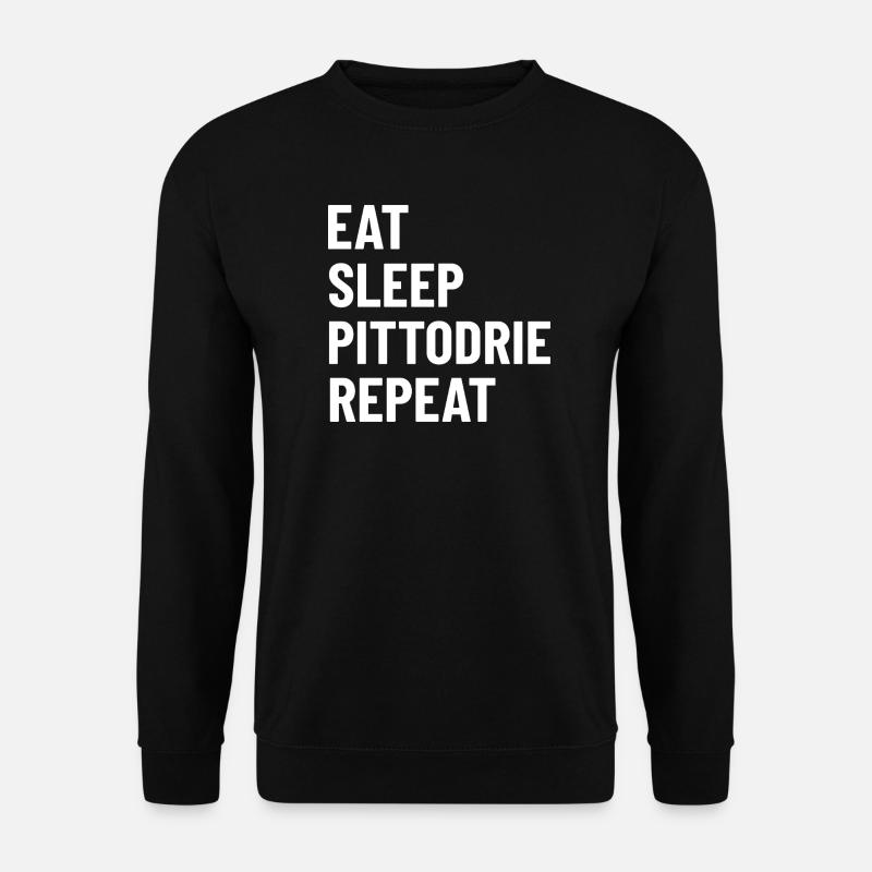 Eat Sleep Pittodrie Repeat - Unisex Sweatshirt - black