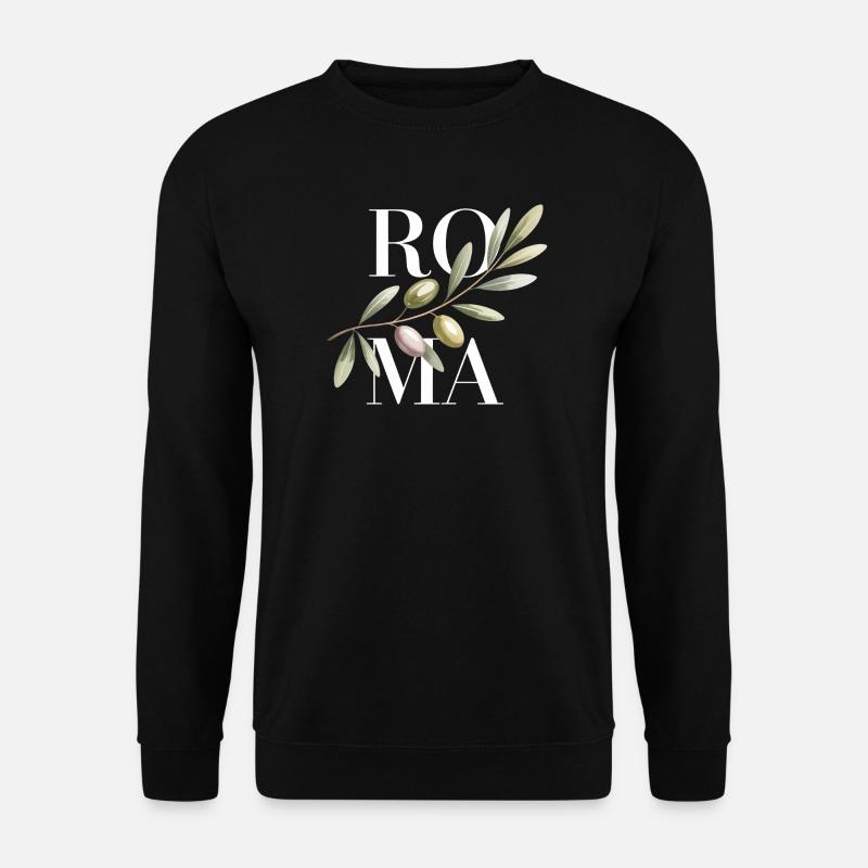 ROMA – Olive Branch - Unisex Pullover - Schwarz