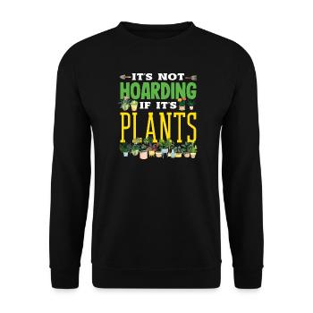 Garten- Und Pflanzenliebhaber Geschenke - Unisex Pullover - Schwarz - Vorne - Alina (178cm) & Michal (187cm)