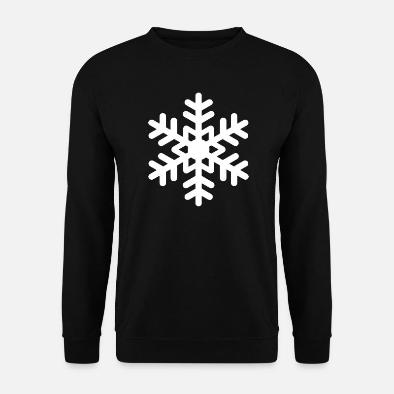 Snowflake Snow - Unisex Sweatshirt - black