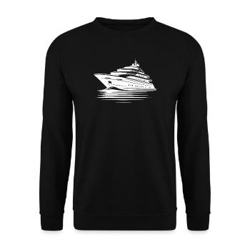 Pur sentiment de croisière, veuillez aller sur le pont solaire - Sweat-shirt Unisexe - noir - Devant - Alina (178cm) & Michal (187cm)