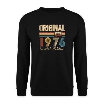 50e anniversaire 50e anniversaire Original 1976 - Sweat-shirt Unisexe - noir - Devant - Alina (178cm) & Michal (187cm)