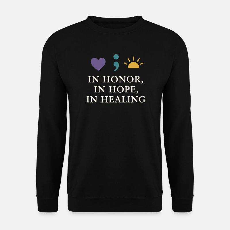Suicide Loss Remembrance Walk Suicide - Unisex Sweatshirt - black