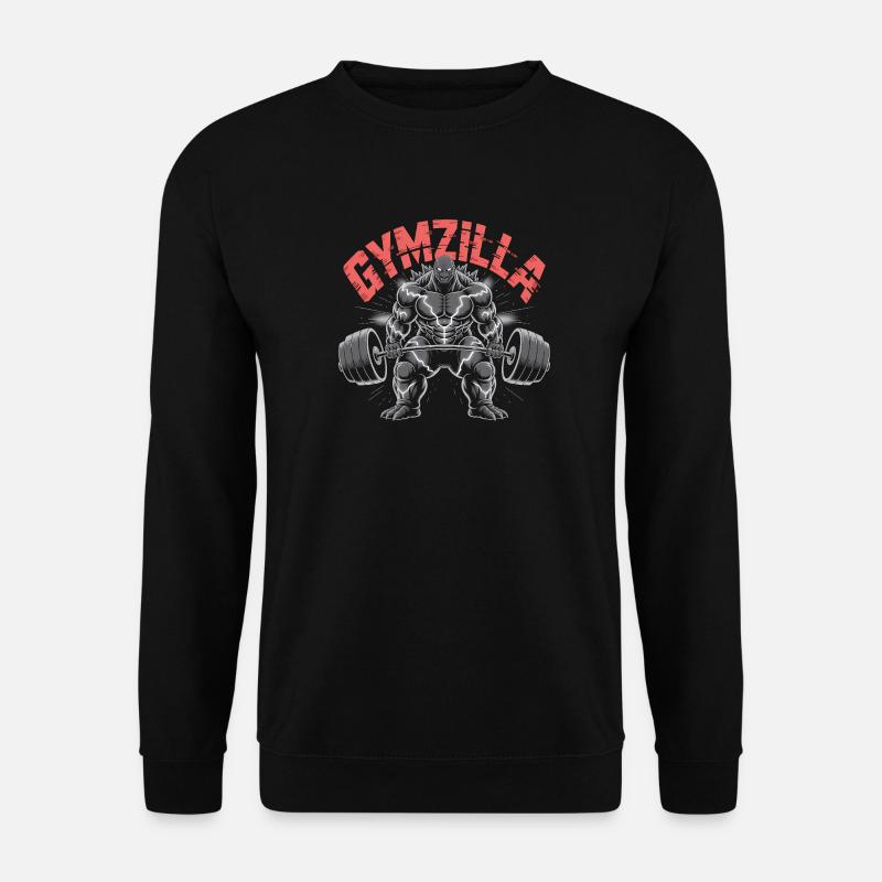 Gymzilla – Motivations-Gym-Zitat - Unisex Pullover - Schwarz