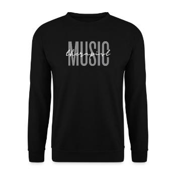 Music Therapist Therapy Session Teacher Musician - Unisex Sweatshirt - black - Front - Alina (178cm) & Michal (187cm)