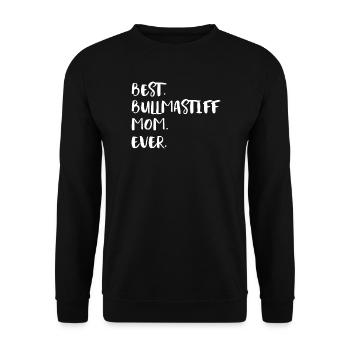 Bullmastiff - Unisex Sweatshirt - black - Front - Alina (178cm) & Michal (187cm)