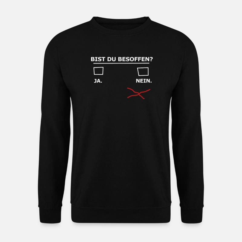 Bier Besoffen - Unisex Pullover - Schwarz