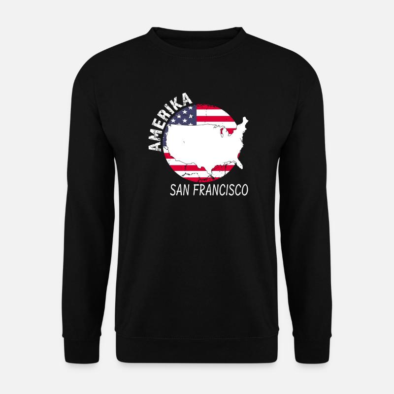 San Francisco - Unisex Pullover - Schwarz