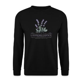 Vintage lavande - Sweat-shirt Unisexe - noir - Devant - Alina (178cm) & Michal (187cm)