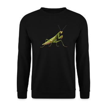 Gottesanbeterinnen Gottesanbeterin - Unisex Pullover - Schwarz - Vorne - Alina (178cm) & Michal (187cm)