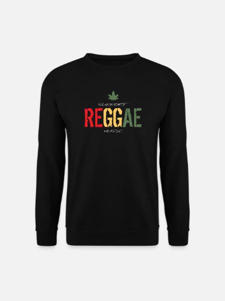 Rock Reggae Disco Punk Music Clothing - Unisex Sweatshirt - black