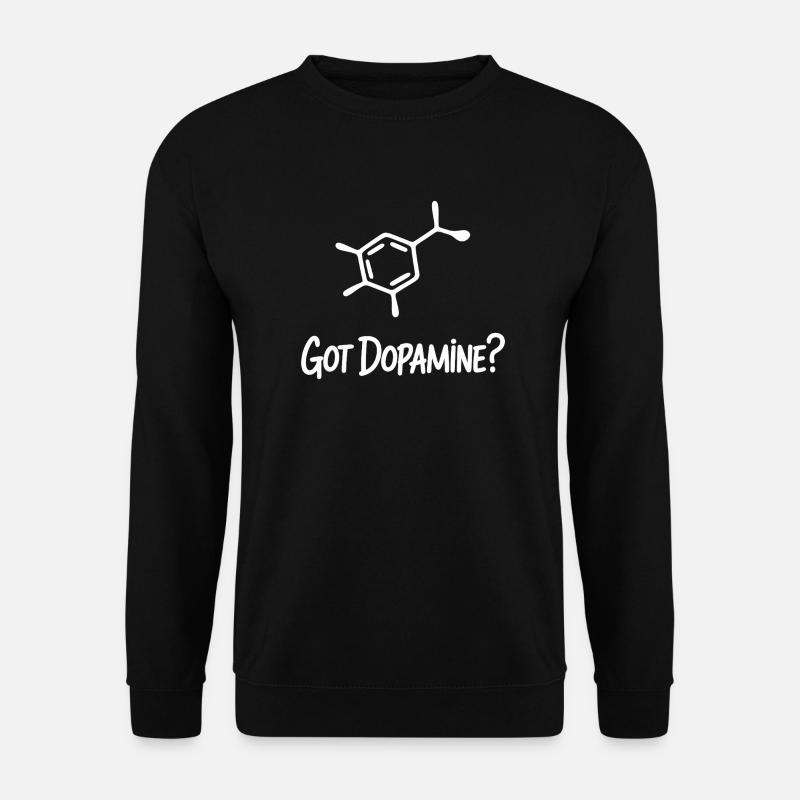 Dopaminmolekül Tee - Unisex Pullover - Schwarz