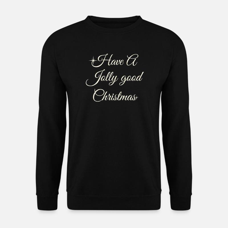 Hab ein fröhliches Weihnachtsskript - Unisex Pullover - Schwarz