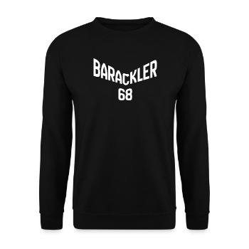 Barackler 68 - Unisex Pullover - Schwarz - Vorne - Alina (178cm) & Michal (187cm)