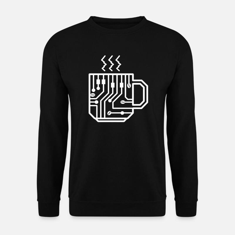 Circuit Mug Glyph Tech Brew - Unisex Sweatshirt - black