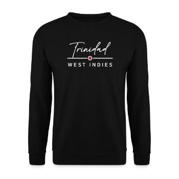 Trinidad and Tobago - West Indies - Caribbean - Unisex Sweatshirt - black - Front - Alina (178cm) & Michal (187cm)