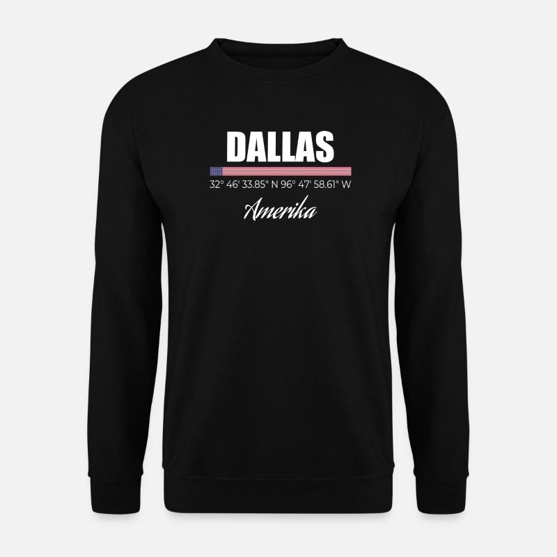 Dallas - Unisex Pullover - Schwarz