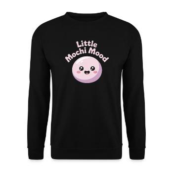 Little Mochi Mood - Unisex Pullover - Schwarz - Vorne - Alina (178cm) & Michal (187cm)