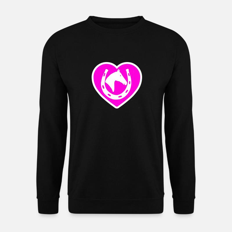 Chevaux - Sweat-shirt Unisexe - noir
