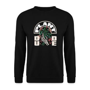 Garden & Plant Lovers Gifts - Unisex Sweatshirt - black - Front - Alina (178cm) & Michal (187cm)