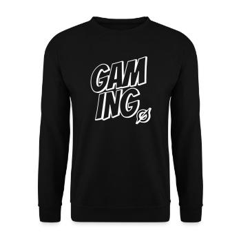 Lettrage de jeu - Sweat-shirt Unisexe - noir - Devant - Alina (178cm) & Michal (187cm)