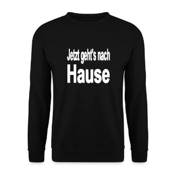 Truck - Unisex Pullover - Schwarz - Vorne - Alina (178cm) & Michal (187cm)