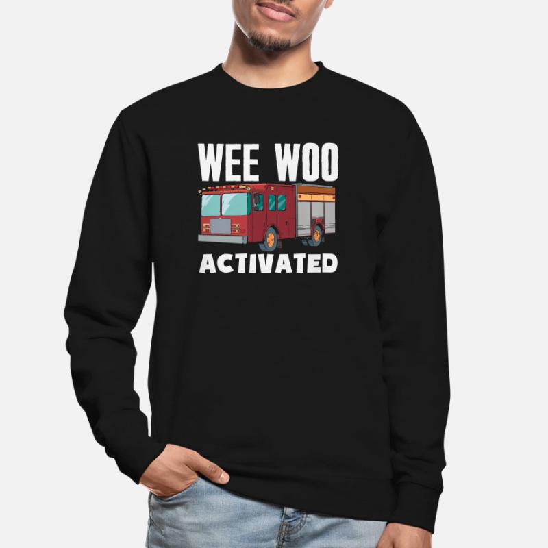 Wee Woo Squad Fire Tiny Feuerwehrmann Unisex Pullover