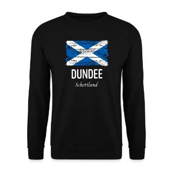 Dundee - Unisex Sweatshirt - black - Front - Alina (178cm) & Michal (187cm)
