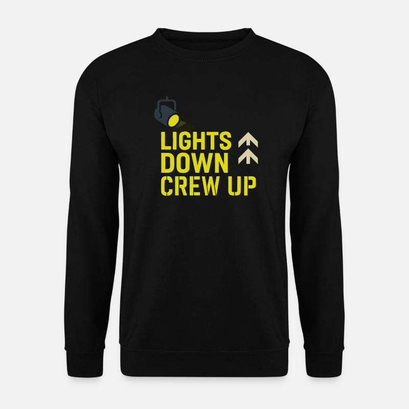 Theatertechnik-crew Bühnentechniker Ton - Unisex Pullover - Schwarz