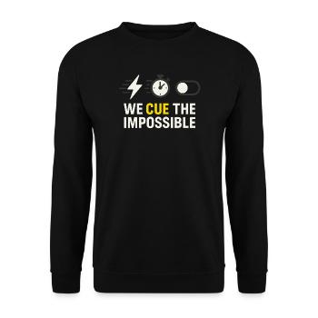 Équipe technique théâtrale Technicien de scène Son - Sweat-shirt Unisexe - noir - Devant - Alina (178cm) & Michal (187cm)