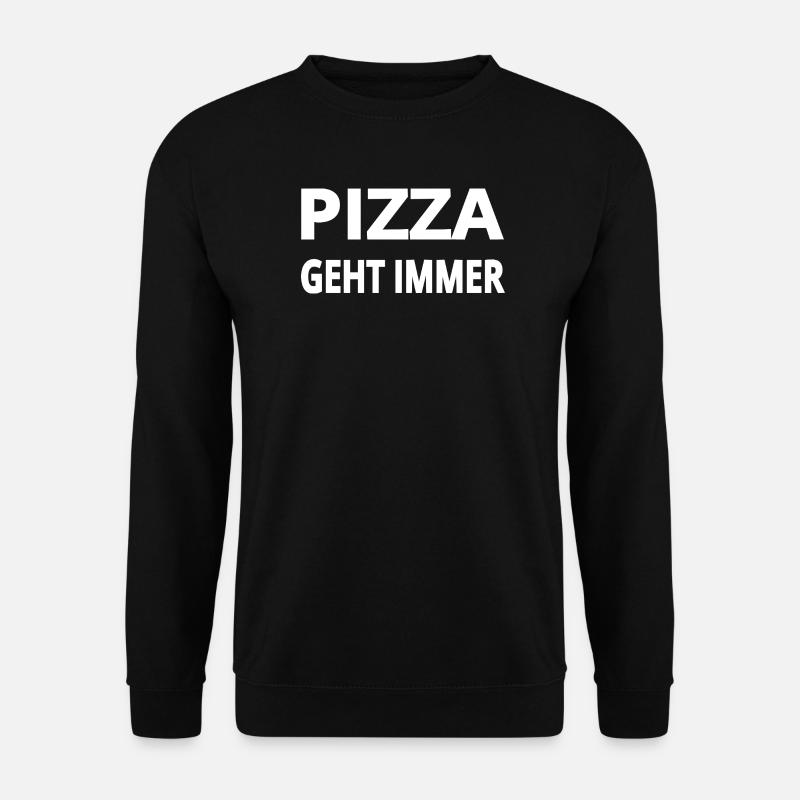 Pizza - Unisex Sweatshirt - black