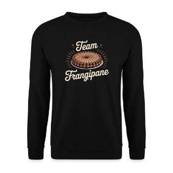 Logo du gâteau Team Frangipane - Sweat-shirt Unisexe - noir - Devant - Alina (178cm) & Michal (187cm)