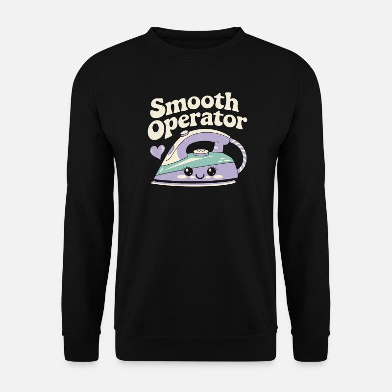 Kawaii Haushalt Bügeleisen - Unisex Pullover - Schwarz