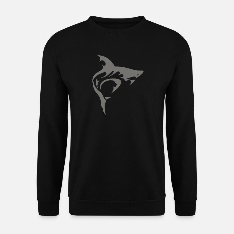 SHARK - Unisex Pullover - Schwarz
