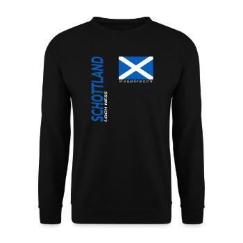 Loch Ness - Unisex Pullover - Schwarz - Vorne - Alina (178cm) & Michal (187cm)