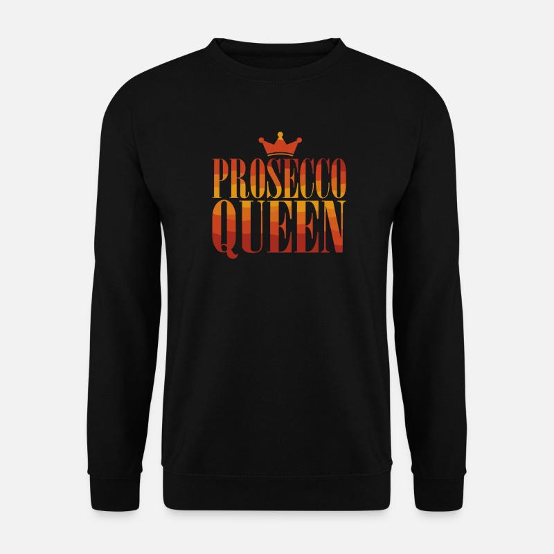 Prosecco Queen Party Queen Crown - Unisex Sweatshirt - black