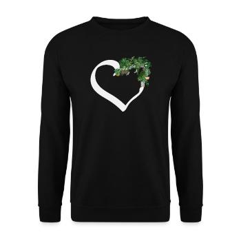 Garten- Und Pflanzenliebhaber Geschenke - Unisex Pullover - Schwarz - Vorne - Alina (178cm) & Michal (187cm)