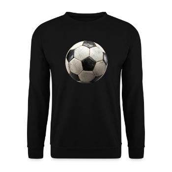 Football rétro vintage :) - Sweat-shirt Unisexe - noir - Devant - Alina (178cm) & Michal (187cm)
