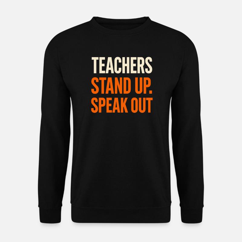 Anti-mobbing-freundlichkeit, Stehen Sie - Unisex Pullover - Schwarz
