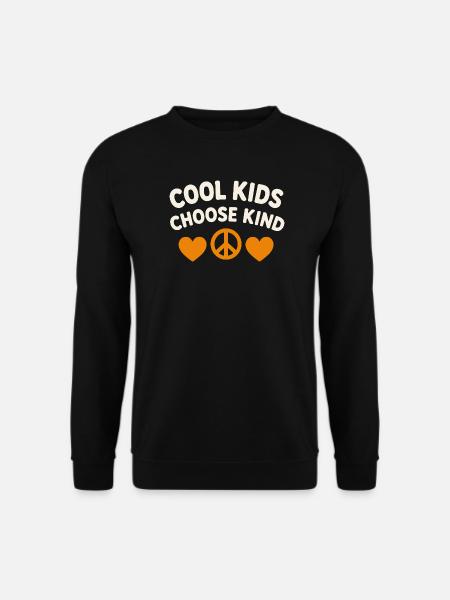 Anti-bullying friendliness, Stand up - Unisex Sweatshirt - black