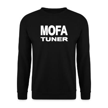 Moped - Unisex Sweatshirt - black - Front - Alina (178cm) & Michal (187cm)