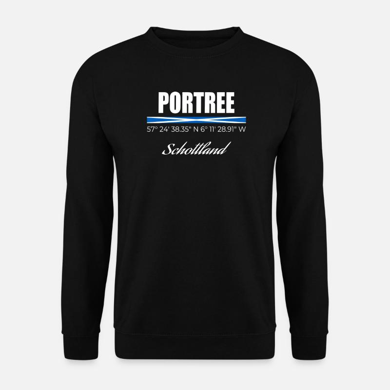 Portree - Unisex Pullover - Schwarz