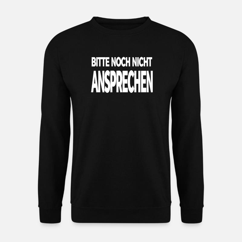 Ansprechen - Unisex Pullover - Schwarz