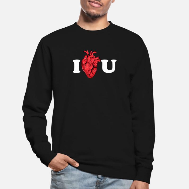 Le véritable amour comme déclaration anatomique Sweat-shirt Unisexe