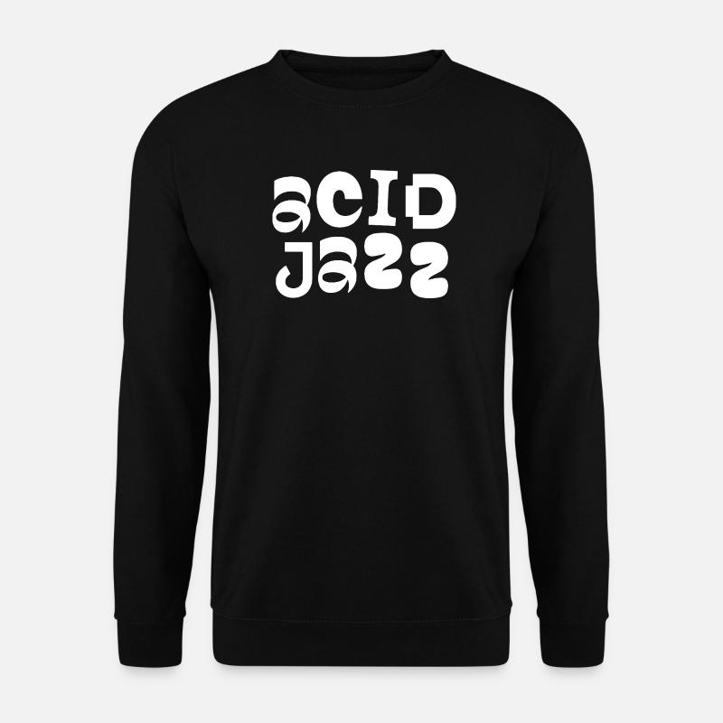 Gold Jazz Bold Typografie - Unisex Pullover - Schwarz